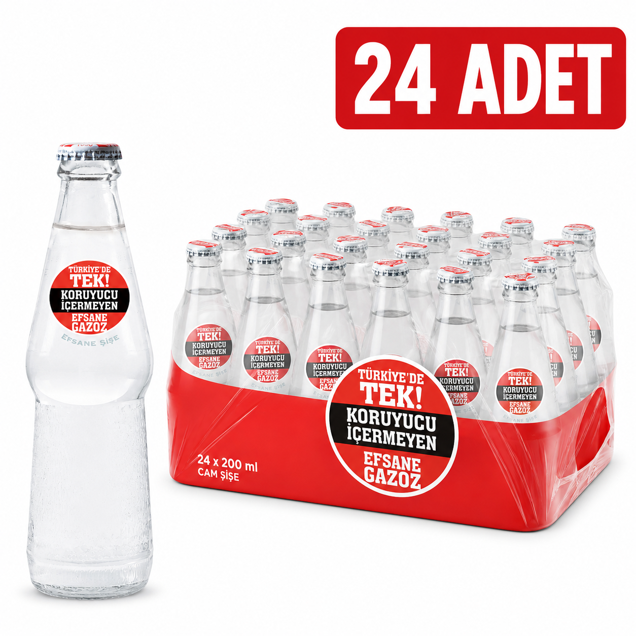 ULUDAĞ GAZOZ 200 ML CAM (24 LÜ)