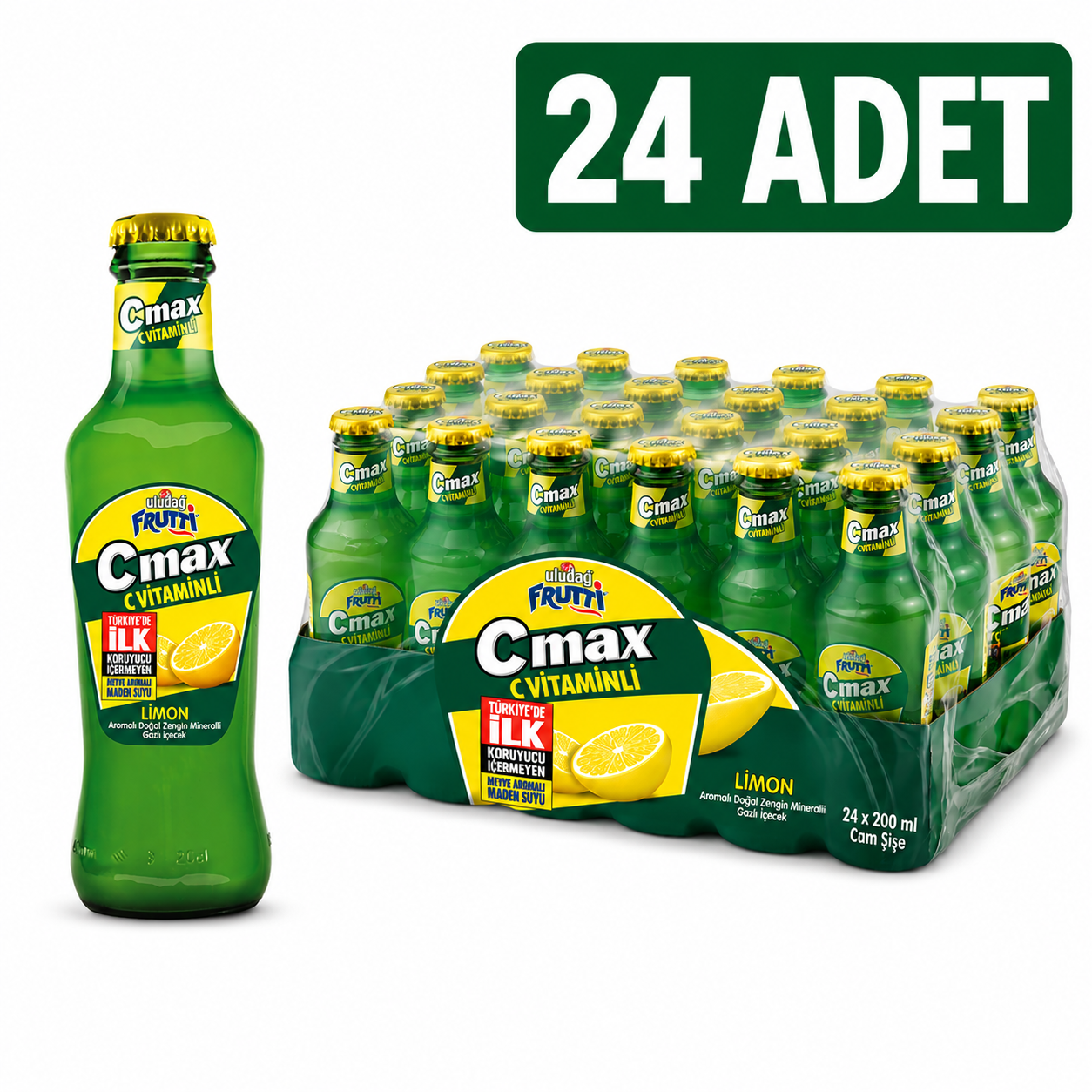 ULUDAĞ FRUTTİ C MAX LİMON (24 LÜ)
