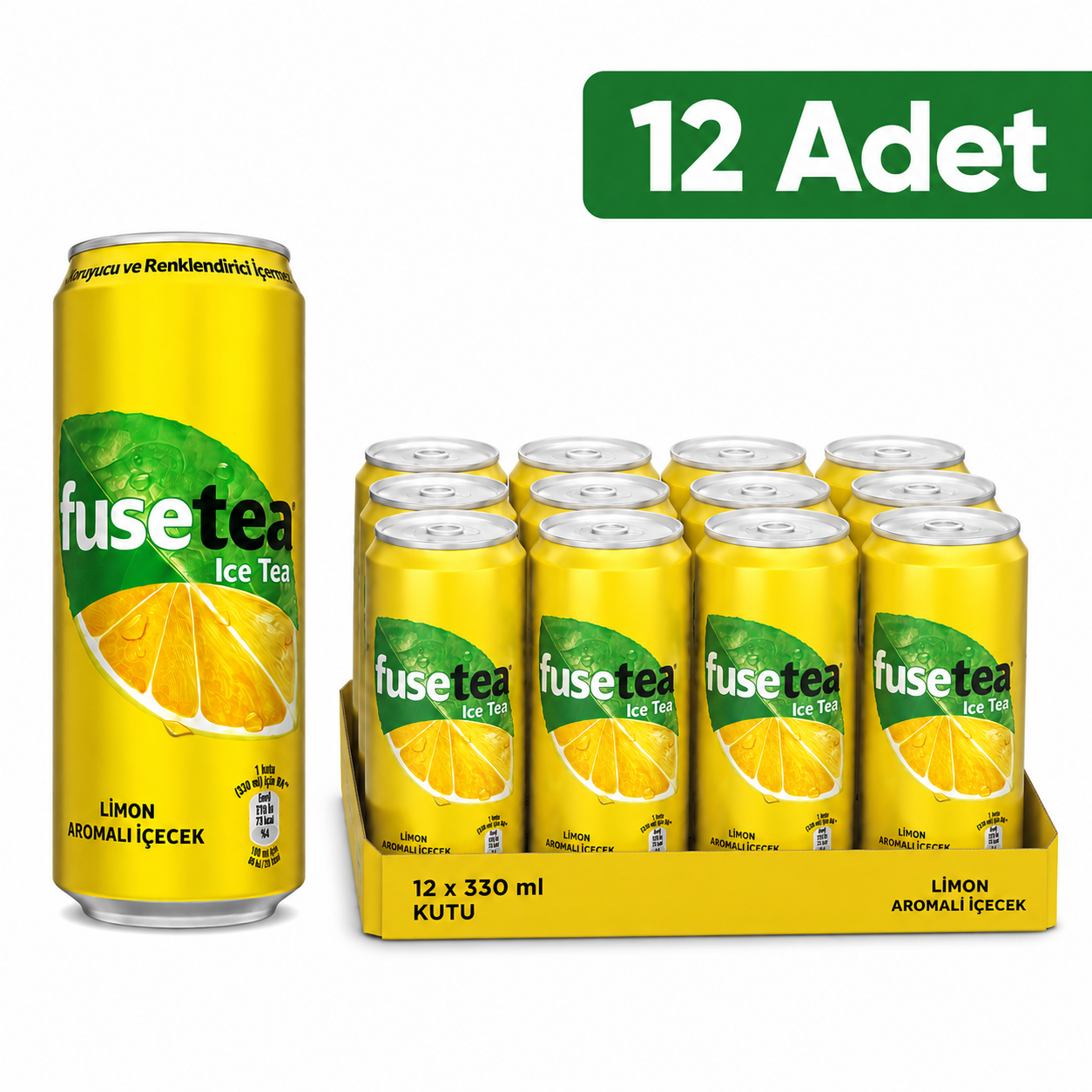 FUSE TEA LİMON 330 ML (12Lİ)