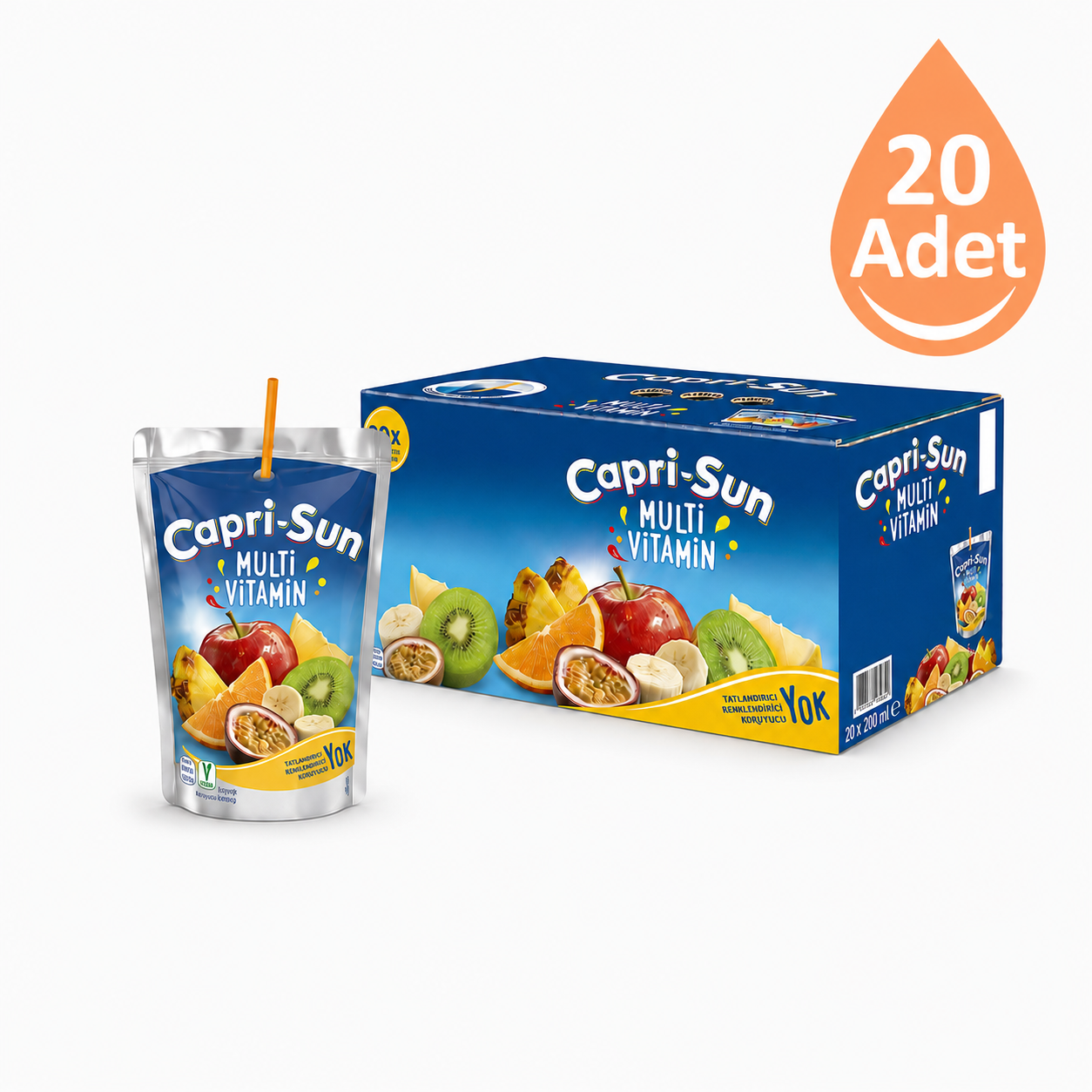 CAPRİSUN MULTİVİTAMİN 200 ML (20Lİ)