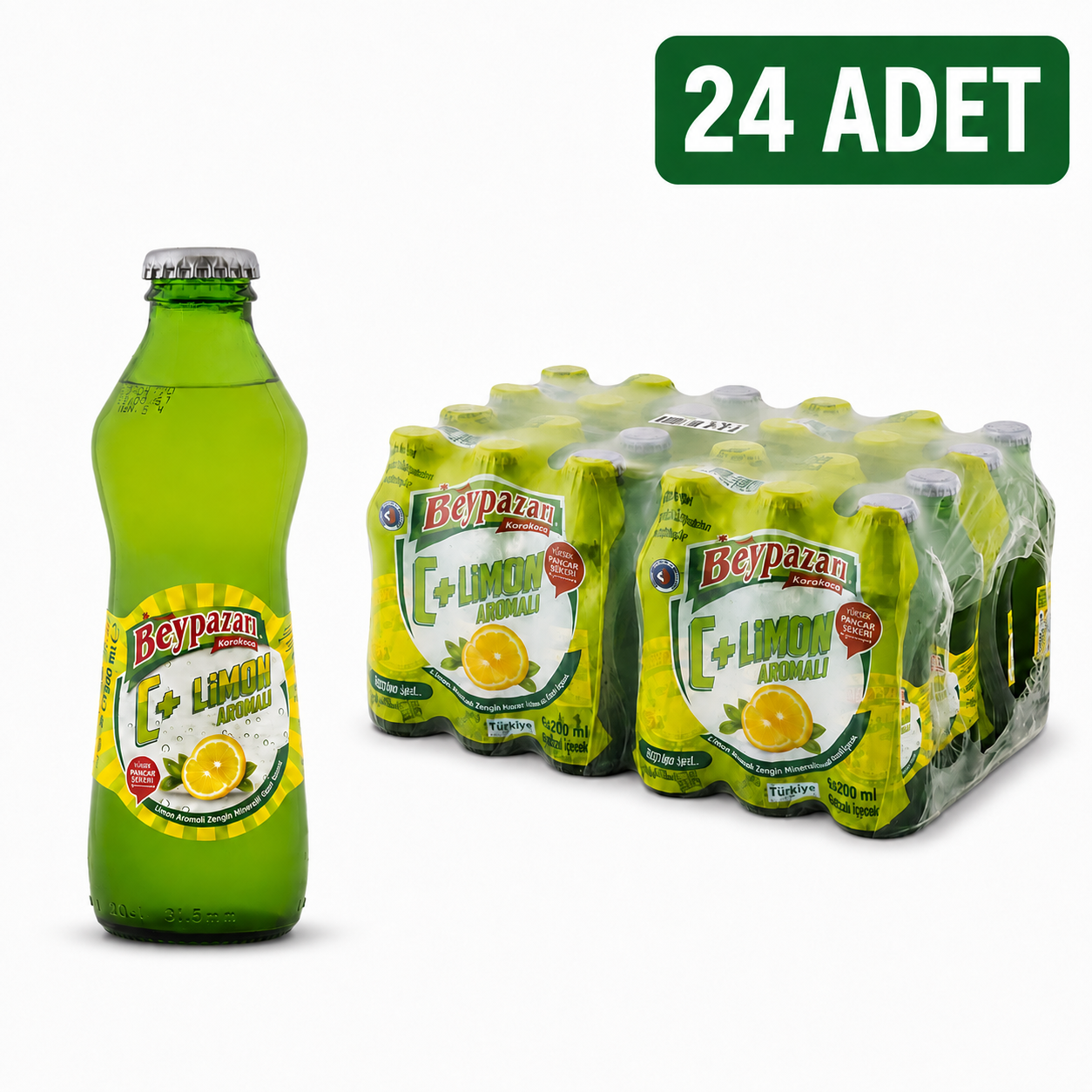 BEYPAZARI C PLUS LİMONLU SODA (24LÜ)